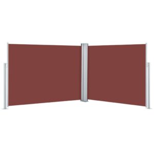 Zaťahovacia bočná markíza, hnedá 140x1000 cm Produkt