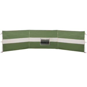 Kempingový vetrolam zelený 490x123 cm vodeodolný - eshop
