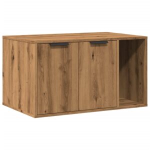 Uzavretý box na stelivo dub artisan 80x50x45cm kompozitné drevo Produkt