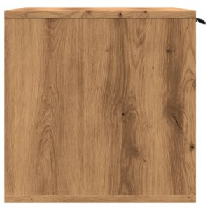 Uzavretý box na stelivo dub artisan 80x50x45cm kompozitné drevo - eshop