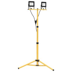 LED reflektor so statívom 2x50 W teplé biele svetlo