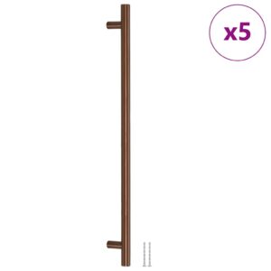 Rukoväte na skrinku 5 ks bronzové 480 mm nehrdzavejúca oceľ Produkt