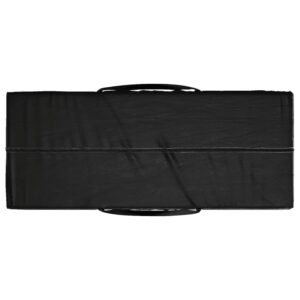 Fotka  Úložná taška na záhradné vankúše čierna 135x40x55 cm polyetylén