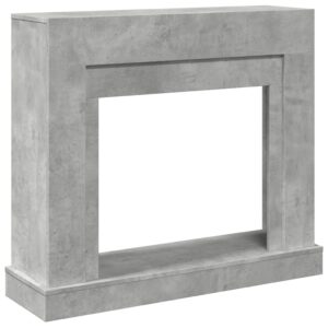 Obloženie krbu betónovosivé 100x30x87,5 cm kompozitné drevo Produkt