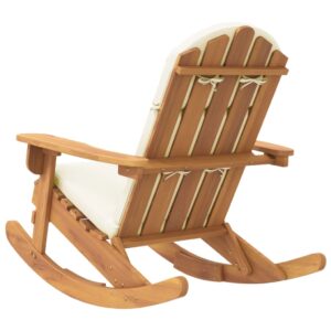 Fotka  Adirondack Hojdacie kreslo s vankúšmi masívne akáciové drevo