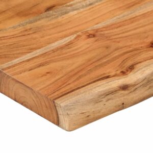 Nástenná polica 100x20x2,5cm obdĺžnik masívna akácia živá hrana - predaj