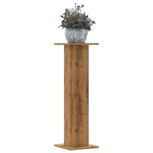 Stojany na rastliny 2 ks dub artisan 30x30x95 cm kompoz. drevo
