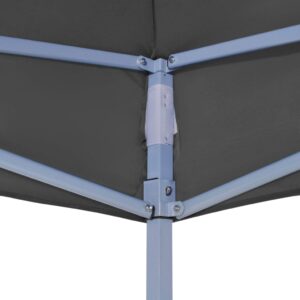 Fotka  Strecha na párty stan 4x3 m, antracitová 270 g/m²