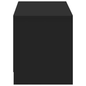 TV stolík s LED čierny 140x34x40 cm kompozitné drevo - predaj